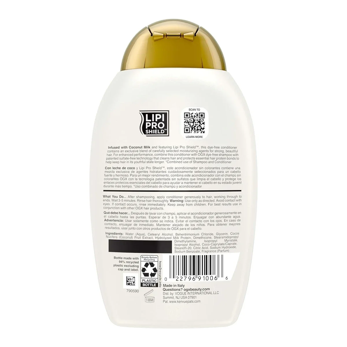 OGX Nourishing + Coconut Milk Conditioner 385ml
